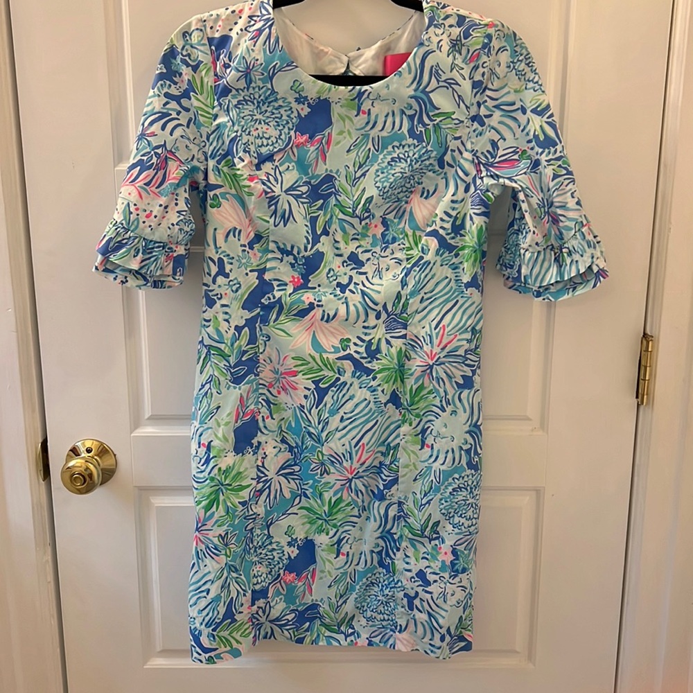 Lilly Pulitzer fiesta stretch shift dress